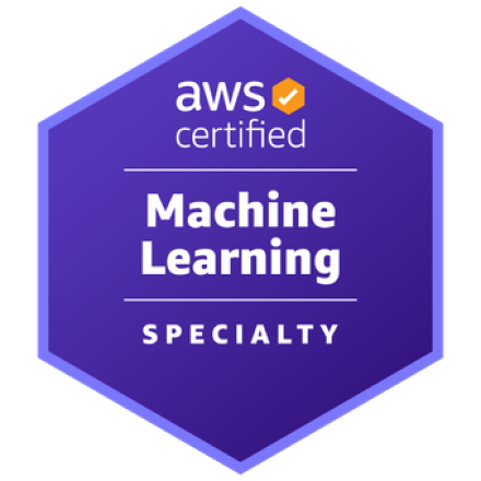 AWS certified. Machine learning. Specialty