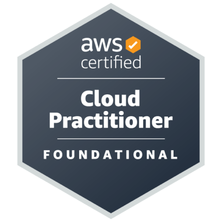AWS certified. Cloud practitioner. Foundational